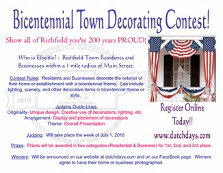 Richfield Bicentennial Town Decorating Contest